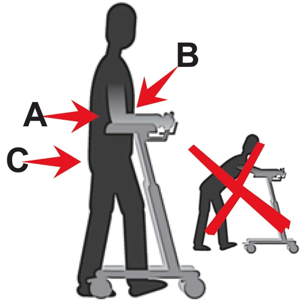 An older adult walking across a room with Topro Taurus Walker accompanied by loved ones, illustrating mobility and independence.