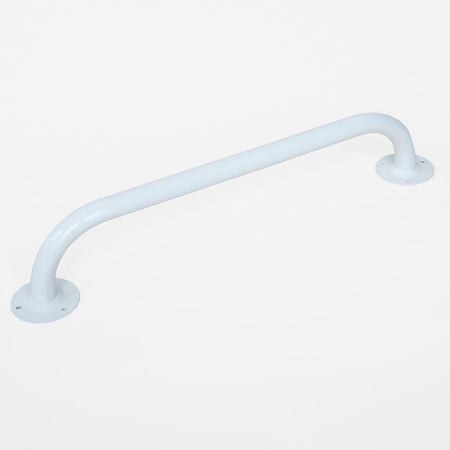 Close-up of the textured or fluted grip section on Tubular Steel Grab Rail grab rail, highlighting the anti-slip surface.