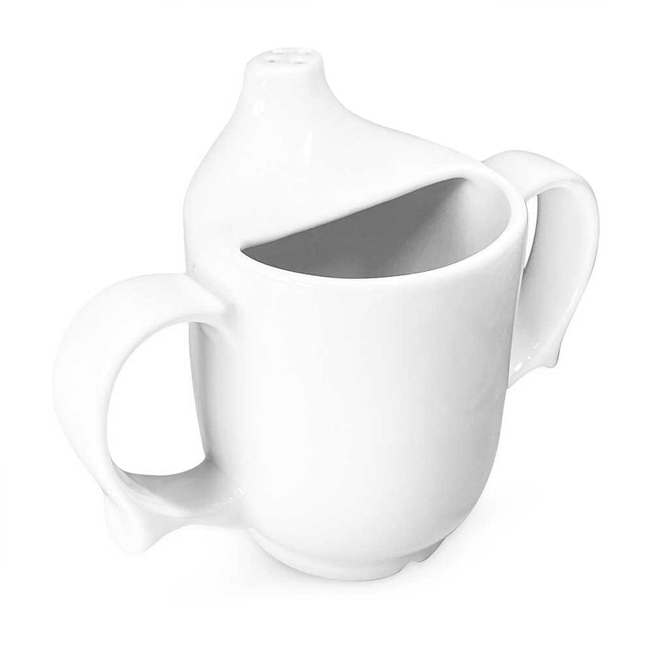 Image of Wade Dignity Two Handled Drinking Cup on a plain background.