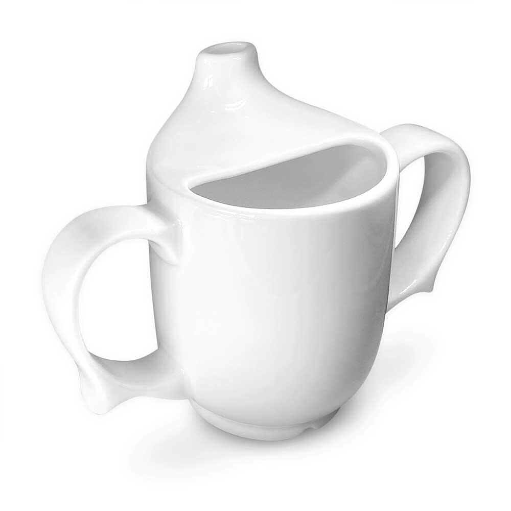 Image of Wade Dignity Two Handled Feeding Cup on a plain background.