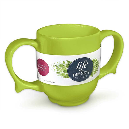 Diagram or packaging of Wade Dignity Two Handled Mug highlighting dimensions or features.