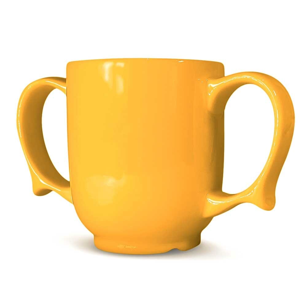 Lifestyle image of Wade Dignity Two Handled Mug being used in a real-life setting.