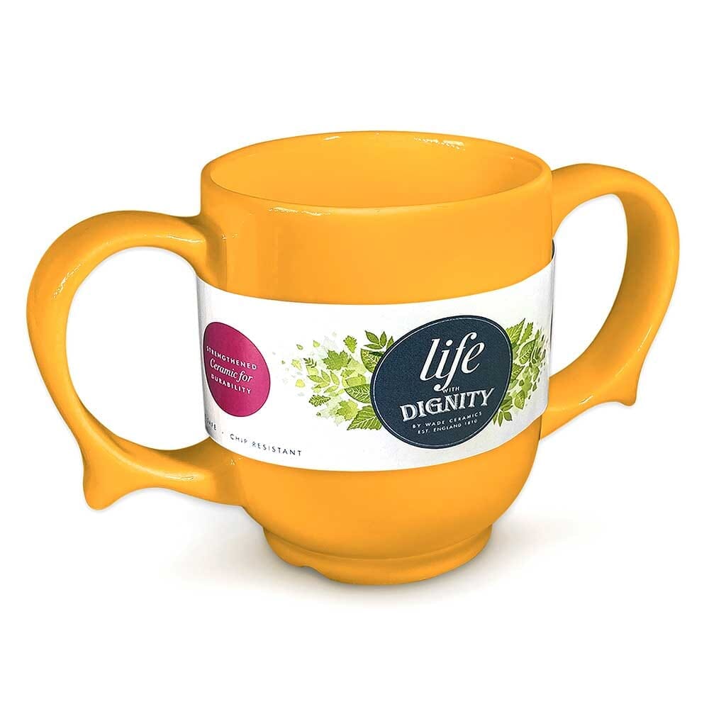 Diagram or packaging of Wade Dignity Two Handled Mug highlighting dimensions or features.