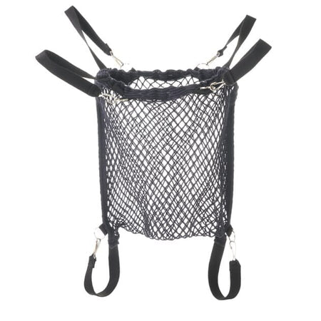 Walker Net Bag on a plain background with two front wheels, two rear ferrules and both upper and lower handgrips.