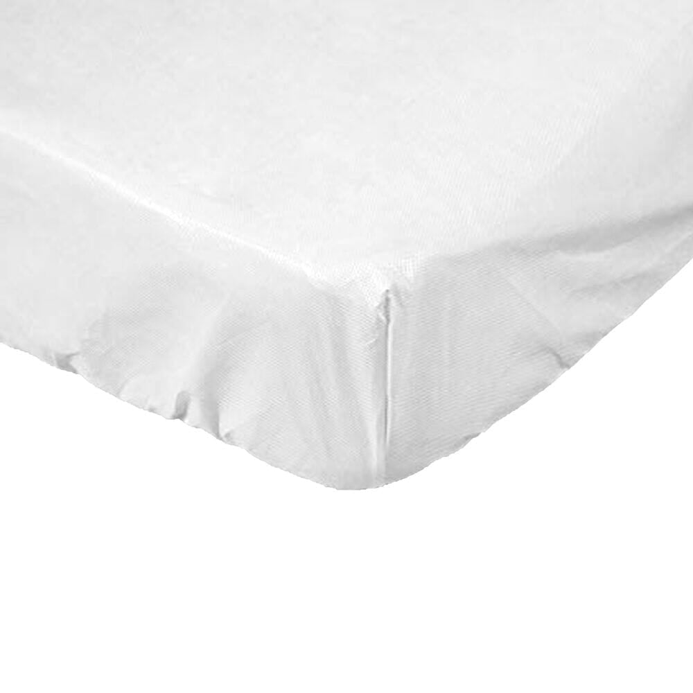 Close-up of the waterproof backing and stitching on Waterproof Bedding Protector-Fitted Single Mattress Cover mattress protector.