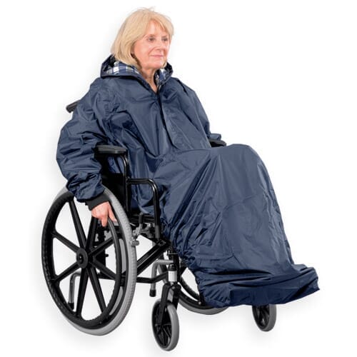 Image of Wheelchair Mac with Sleeves-Lined on a plain background.