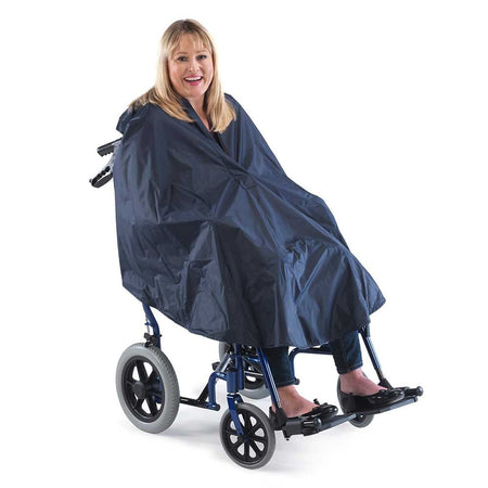 Image of Wheelchair Poncho with Cotton Lining on a plain background.
