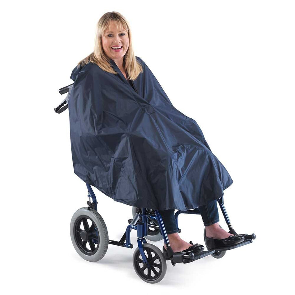 Image of Wheelchair Poncho with Cotton Lining on a plain background.