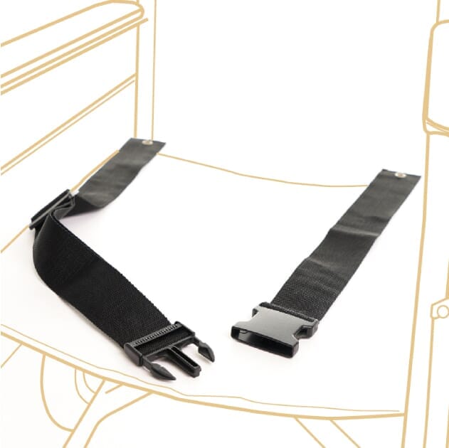 Alternative view of Wheelchair Safety Belt, showing different angle or usage.
