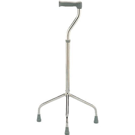 Close-up of the ferrule or base of Wide Base Tripod Walking Stick walking stick, showing the non-slip tip.