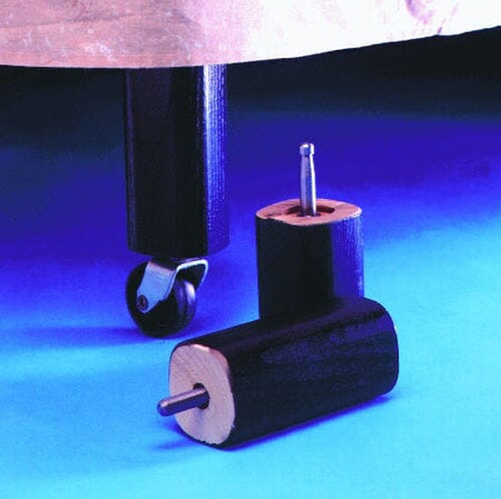 Alternative view of Wooden Bed Raisers-Bayonet Fit-Tall, showing different angle or usage.