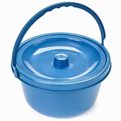 Smart Commode Pan and Lid