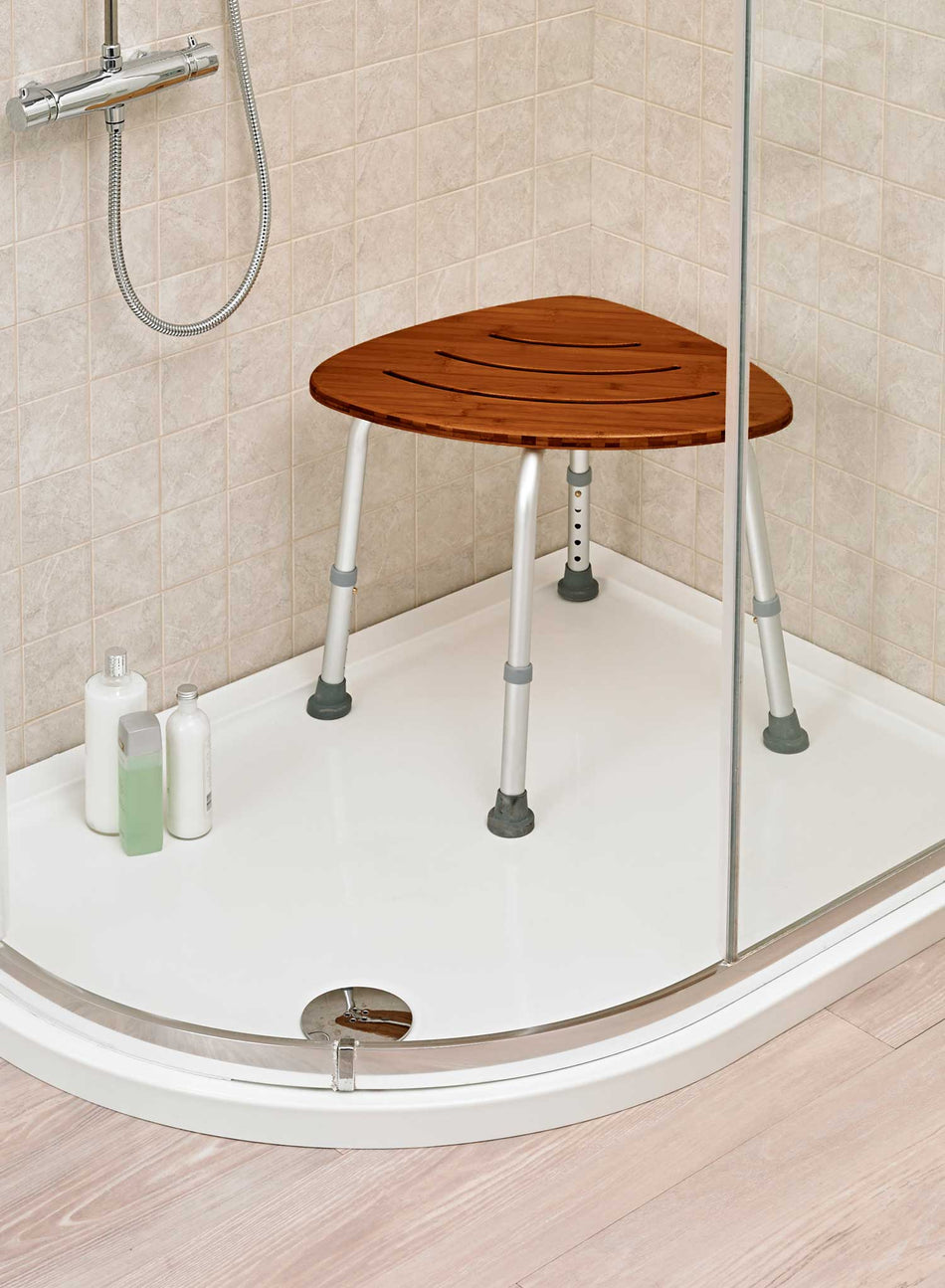 Deluxe Teak Bath Stool