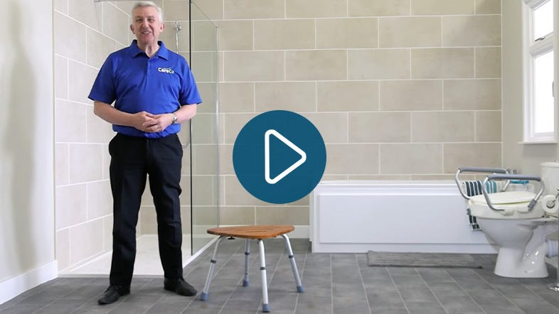 Deluxe Teak Bath Stool