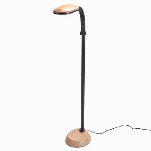 Beech Effect LED Floor Lamp
