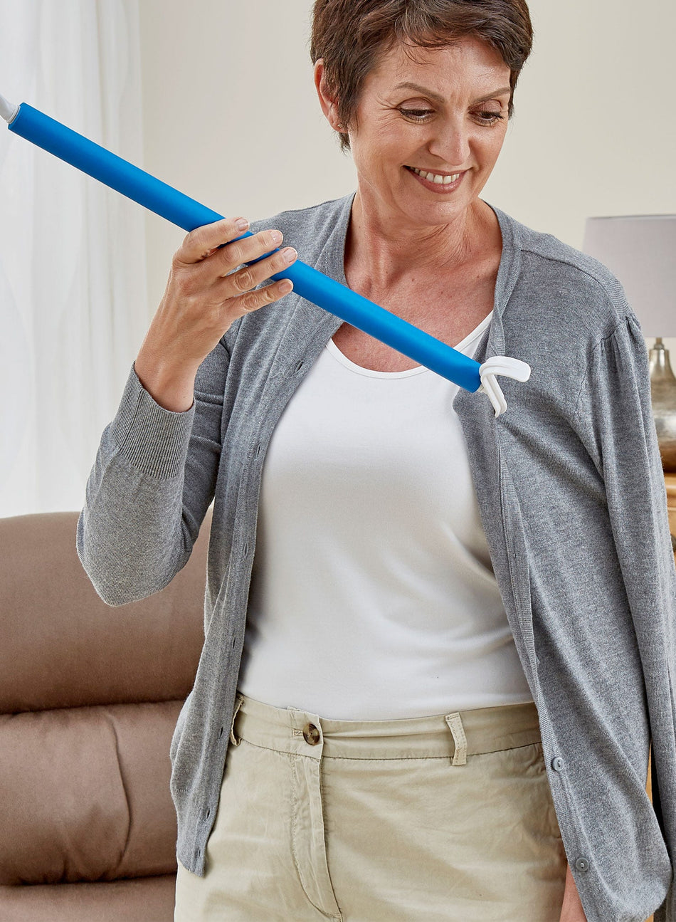 Dressing Stick with Padded Shoe Horn