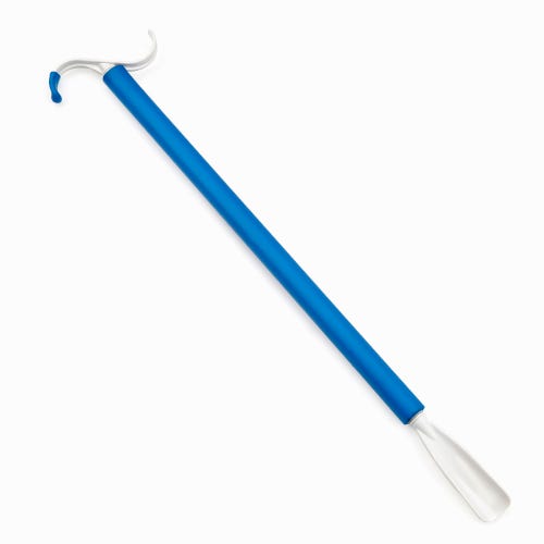 Dressing Stick with Padded Shoe Horn