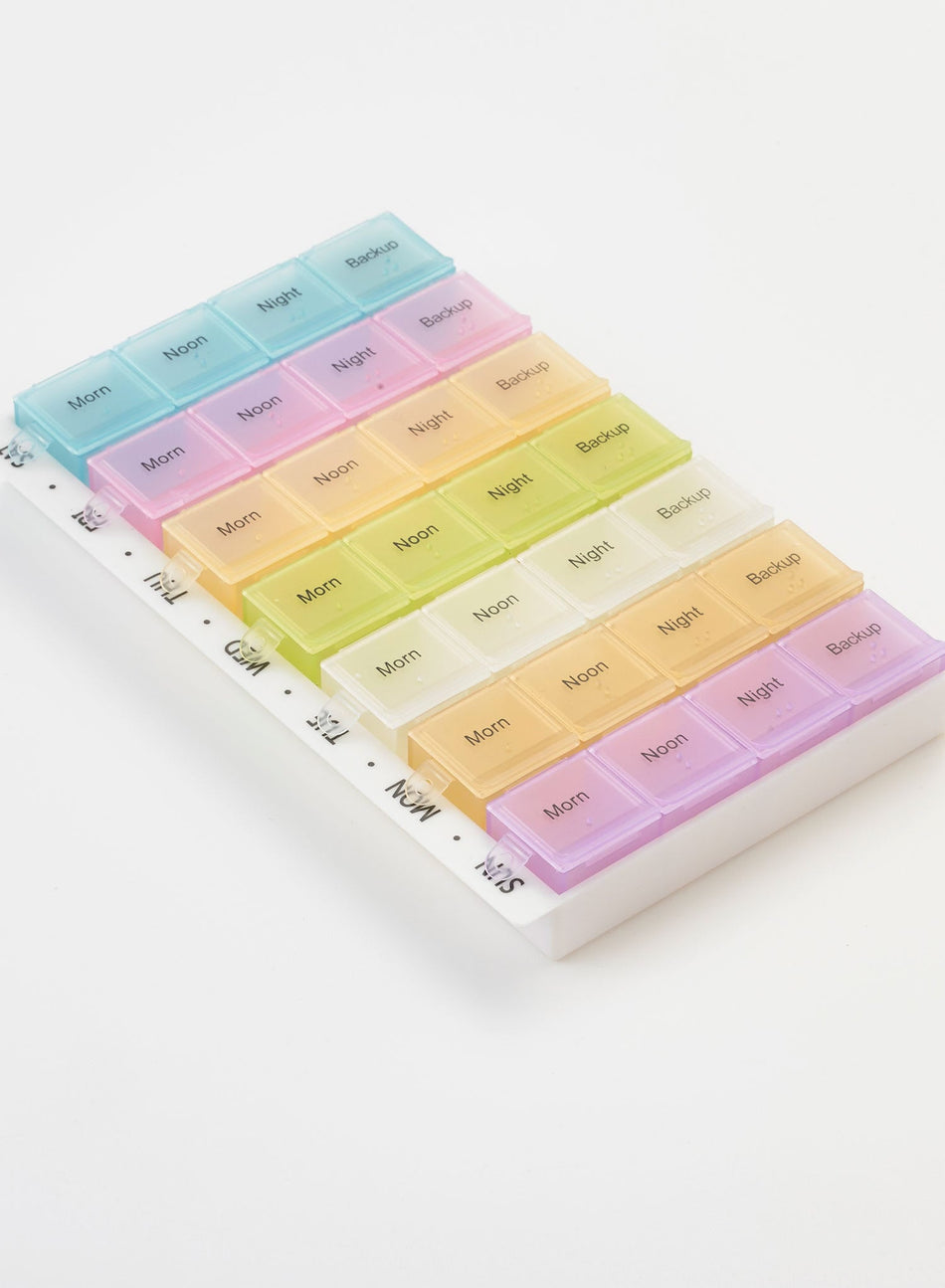 ColourMax Weekly Multi Pill Organiser