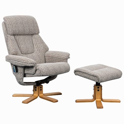 Trieste Heat and Massage Swivel Recliner