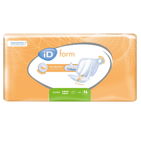 Image of iD Form Incontinence Pads on a plain background.