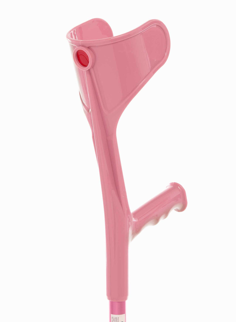 Pink Open-Cuff Crutches (Pair)